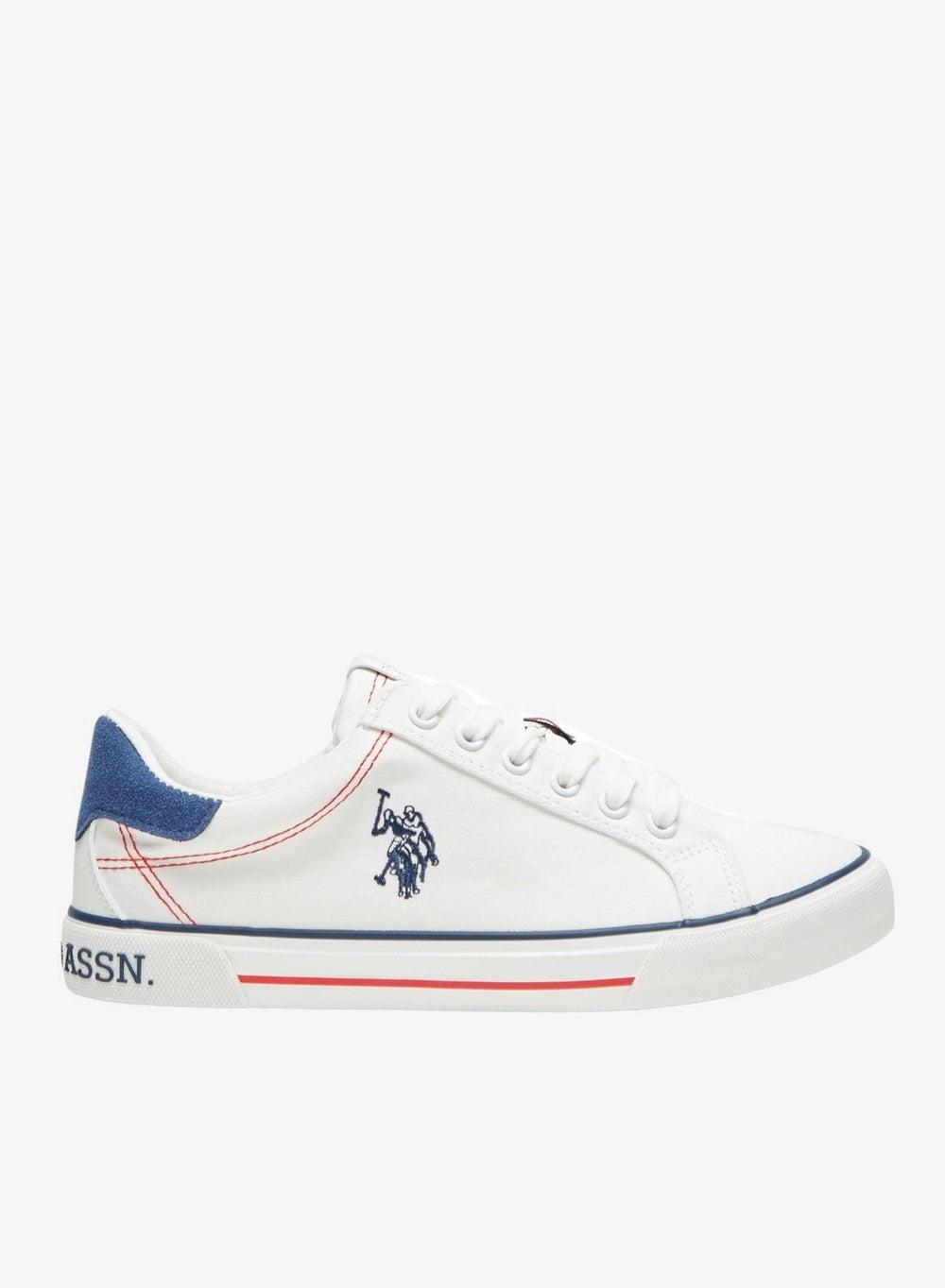 Rachel Glb 5Fx Elegant White Canvas Sneakers for Women - Image 1