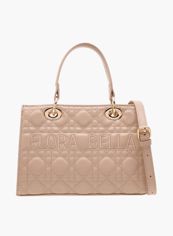 Flora Bella Quilted Tote – Elegant Spaciousness - Image 1