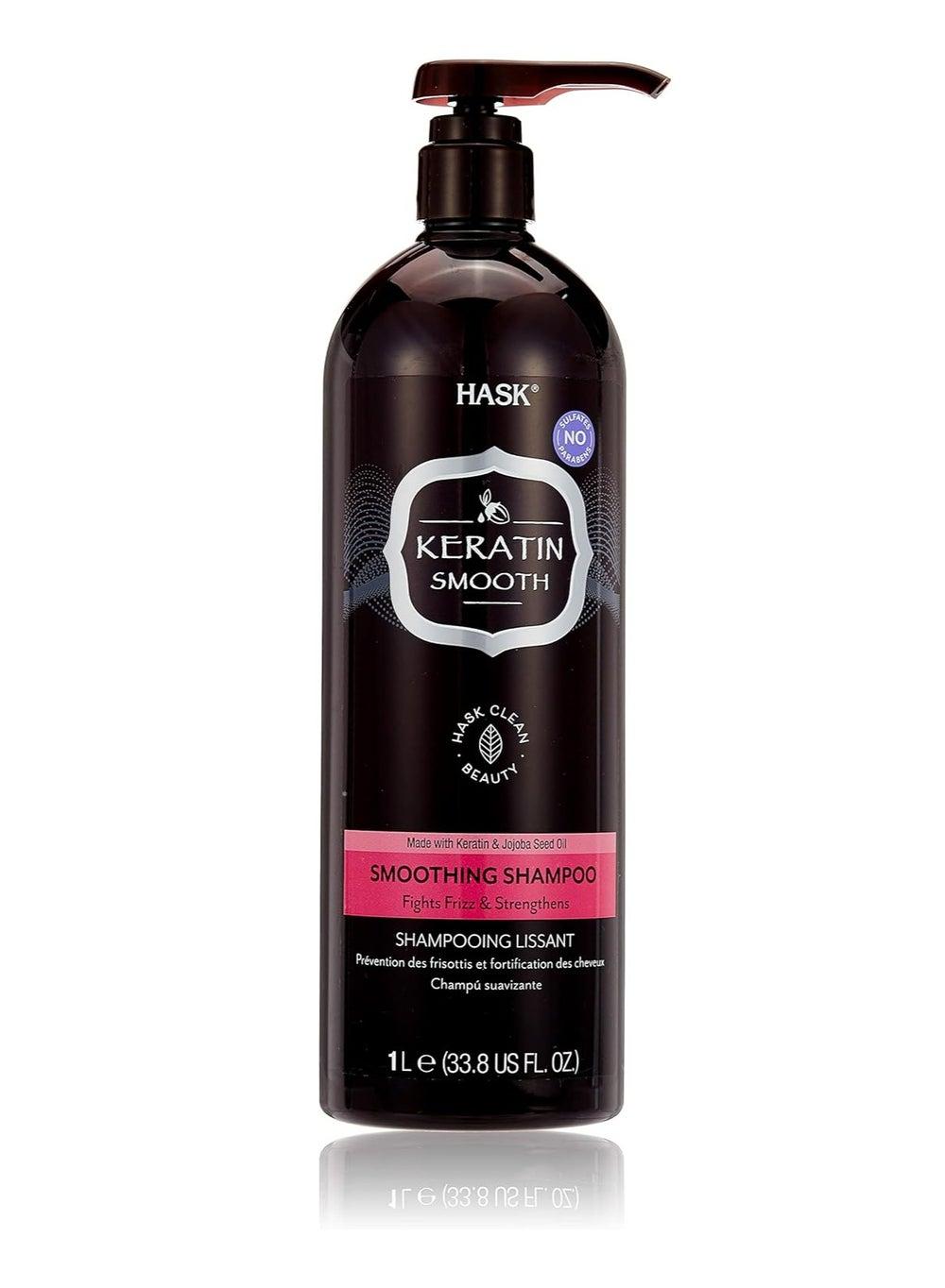 HASK Keratin Protein Smoothing Shampoo 1L - Silky Perfection - Image 1