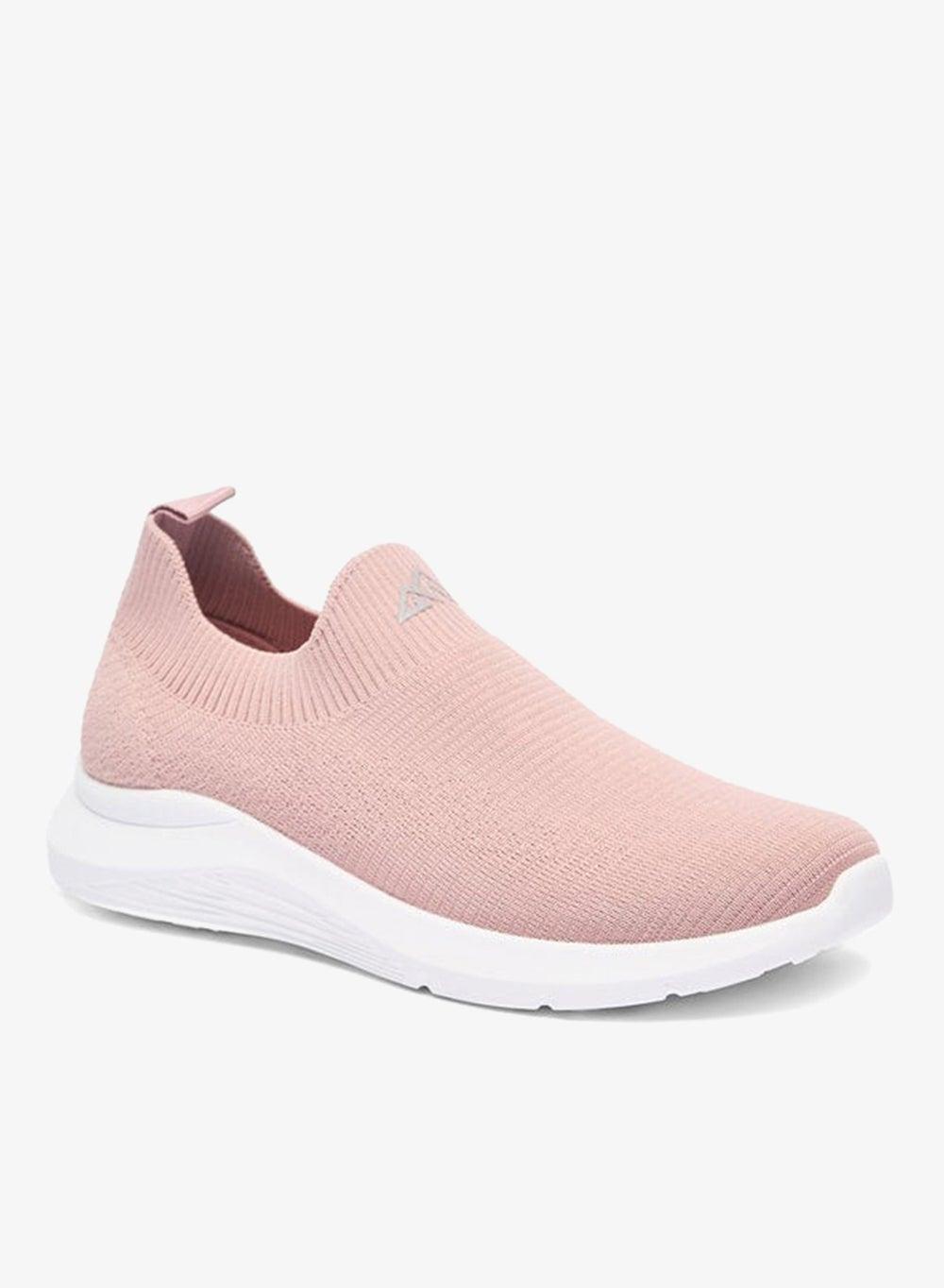 Cr 007W Pink Mesh Slip-On Sneakers for Women - Image 1