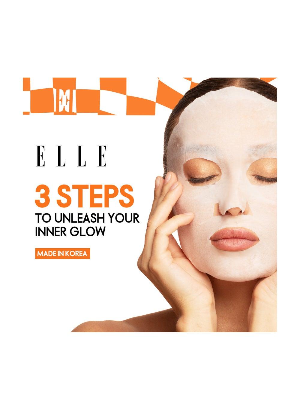 ELLE Radiance Kit: Brightening 3-Step Skin Care Routine - Image 1