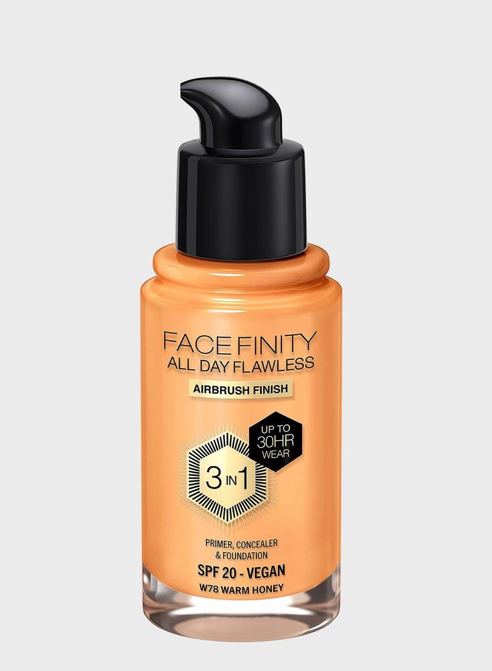 Max Factor Facefinity Flawless 3-in-1 Foundation - Warm Honey - Image 1