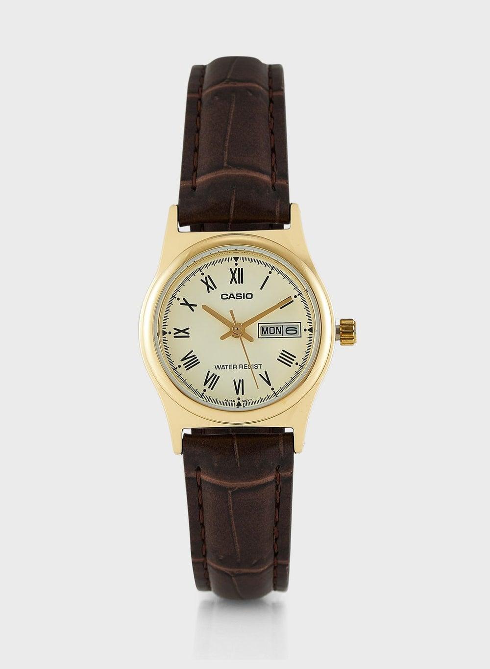 CASIO Classic Elegance Pu Strap Women's Watch - Image 1