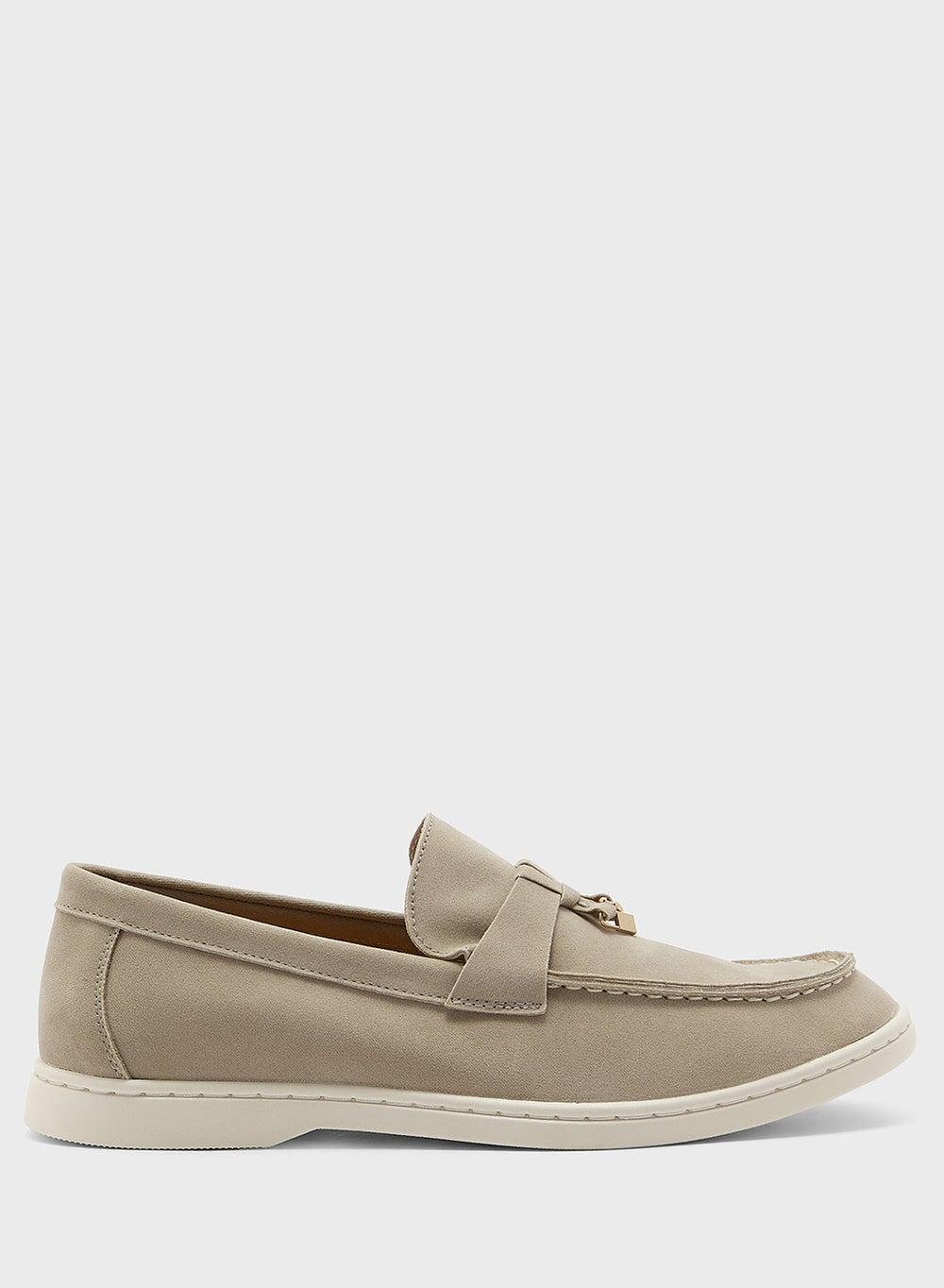 HS41024 Elegant Suede Loafers for Contemporary Men - Image 1
