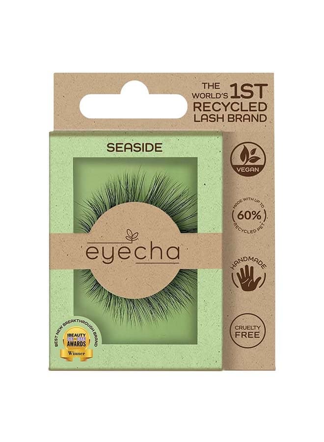 Seaside Eco Lashes: Vegan, Curly, Reusable - Image 1