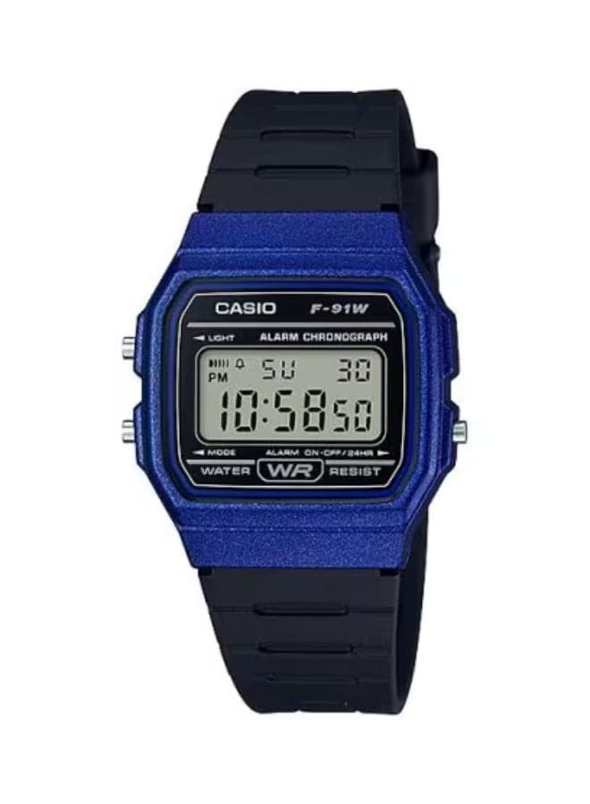 CASIO F-91WM-2A Unisex Digital Resin Watch - 35.2mm - Image 1