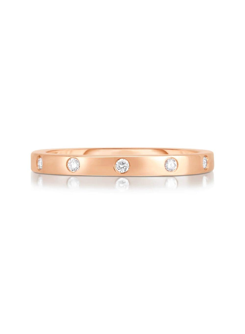 Liu Jo Rina Rosegold Elegance Ring LJ2465 for Women - Image 1