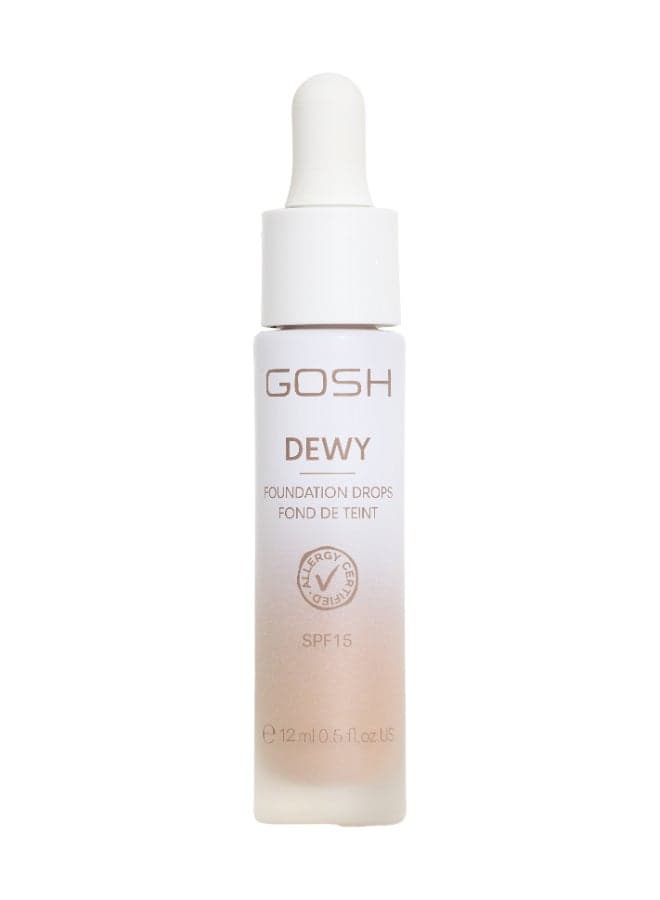 Gosh Dewy Foundation Drops 12ml - 008 Tan Elegance - Image 1