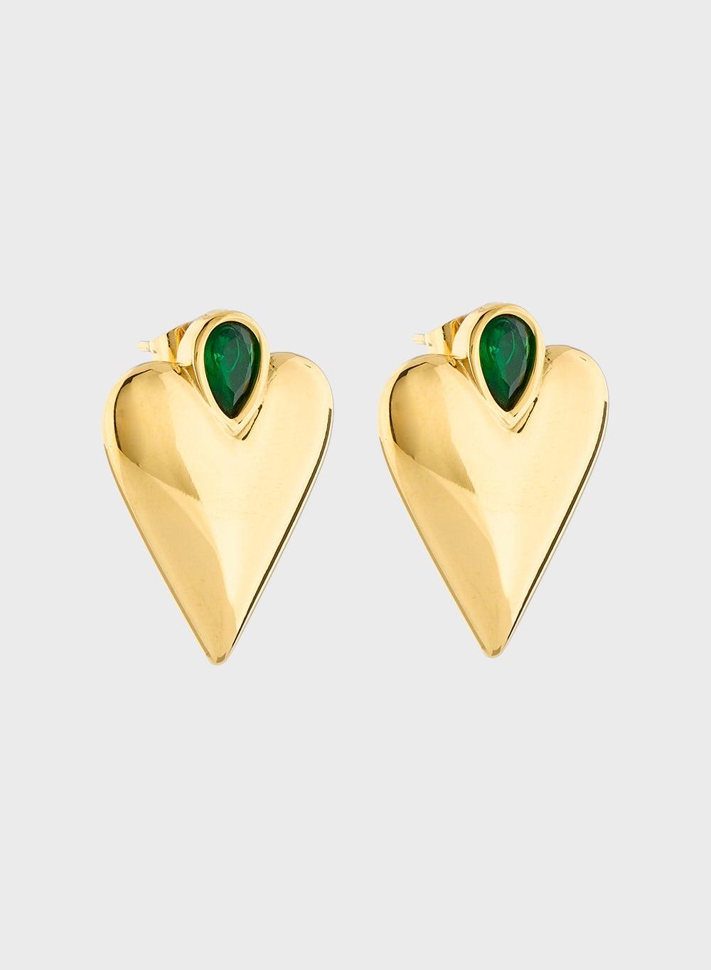 Staurtz Heart Stud Earrings - Elegance for Every Occasion - Image 1