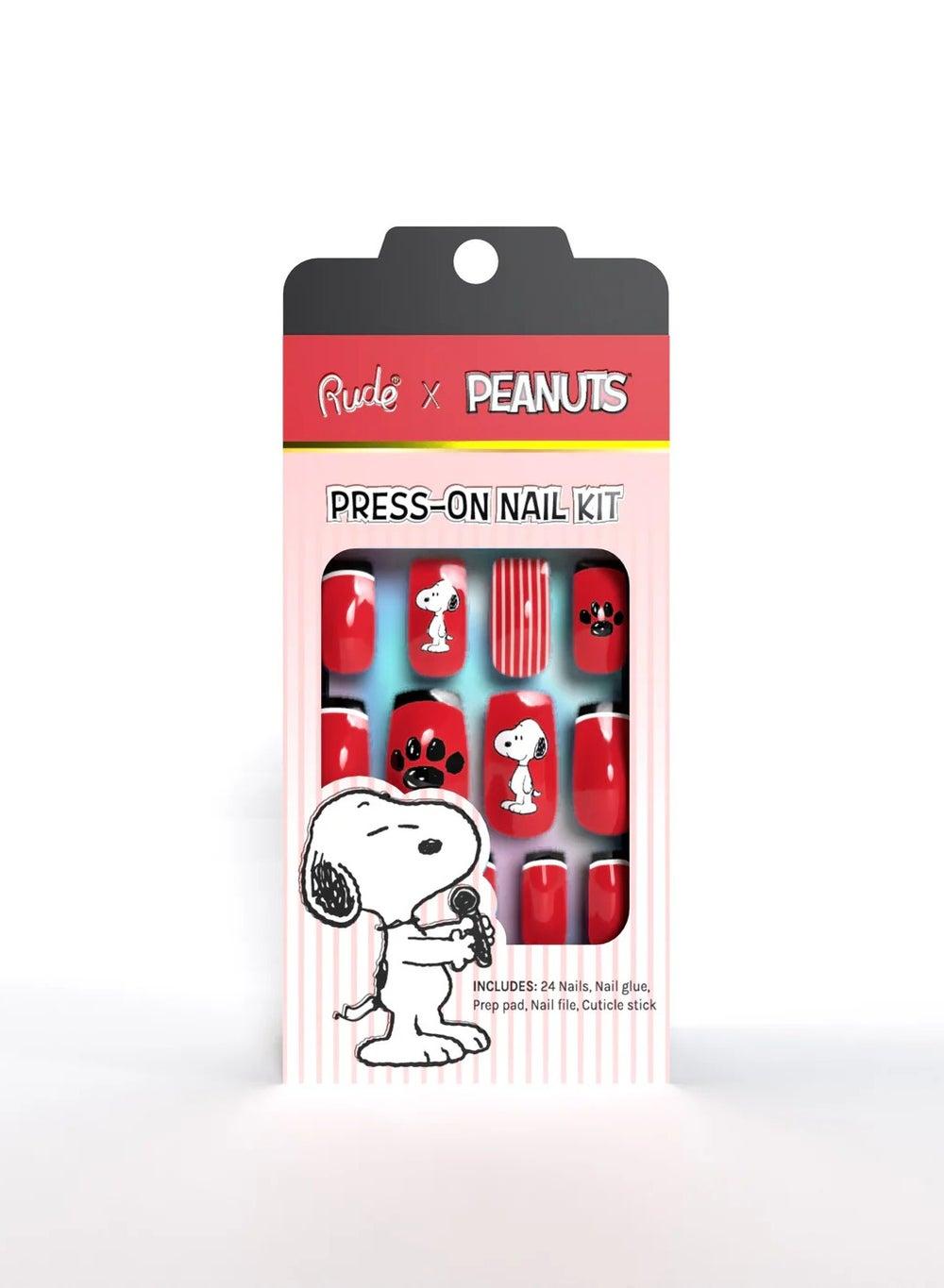 RUDE Peanuts #4 Snoopy Press-On Nail Kit - Image 1
