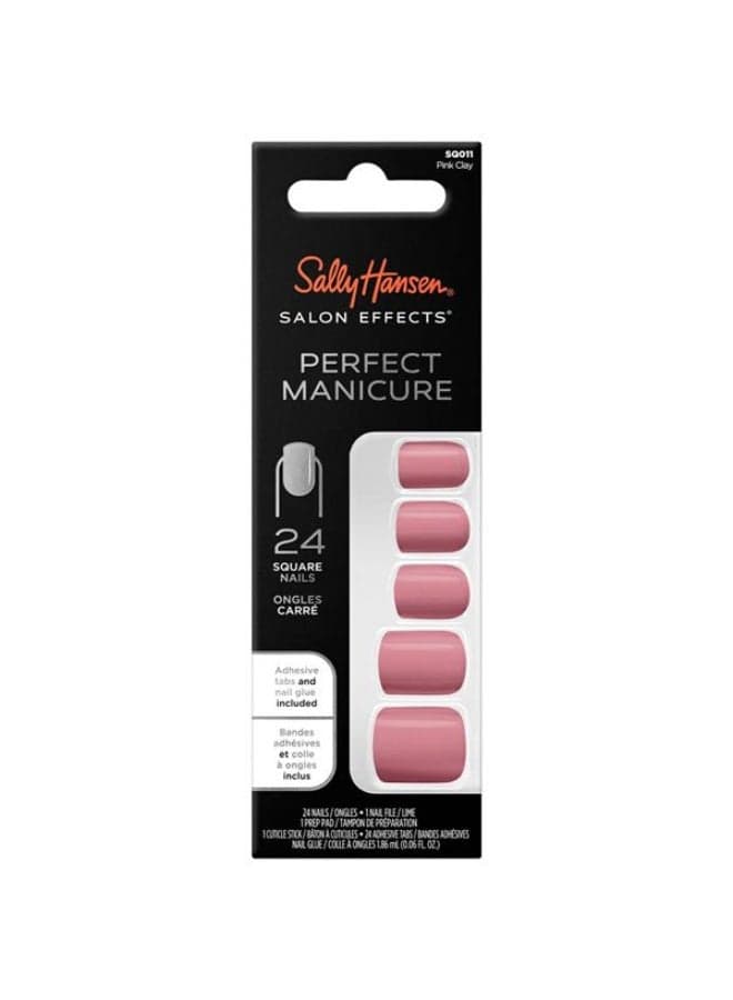 Salon Effects Perfect Pink Clay Manicure Kit - Image 1
