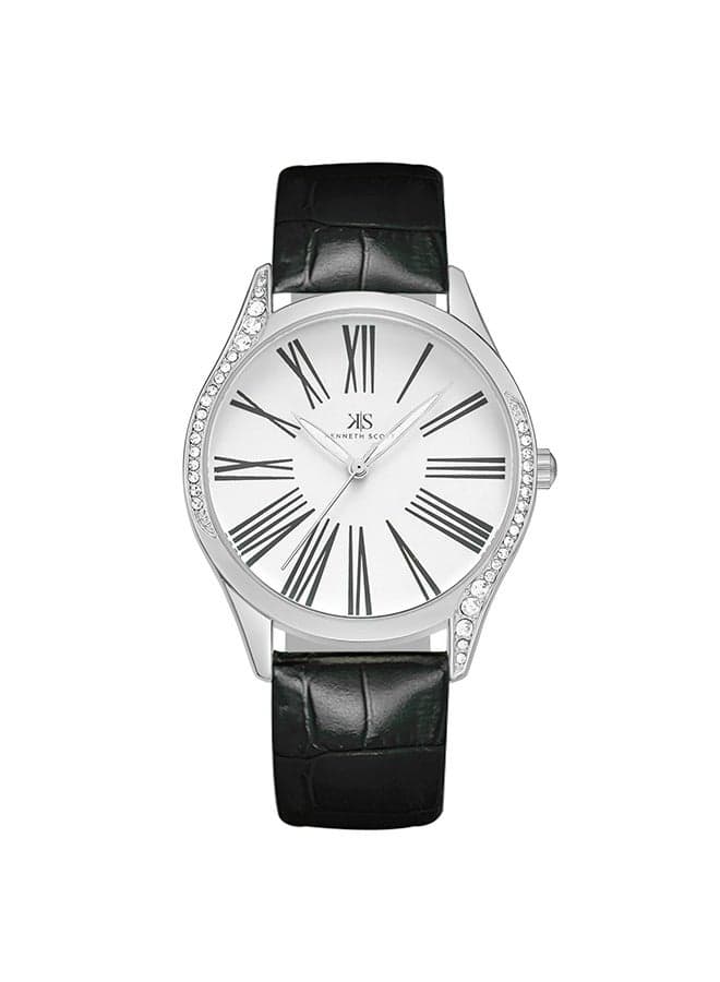 Kenneth Scott K23534-SLBS Elegant Women's Analog Watch - 36mm - Image 1