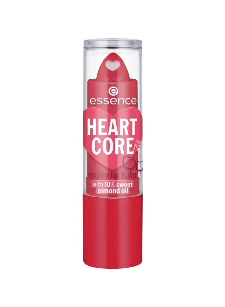 Essence Heart Core Fruity Lip Balm 01 – Soft Shimmer - Image 1