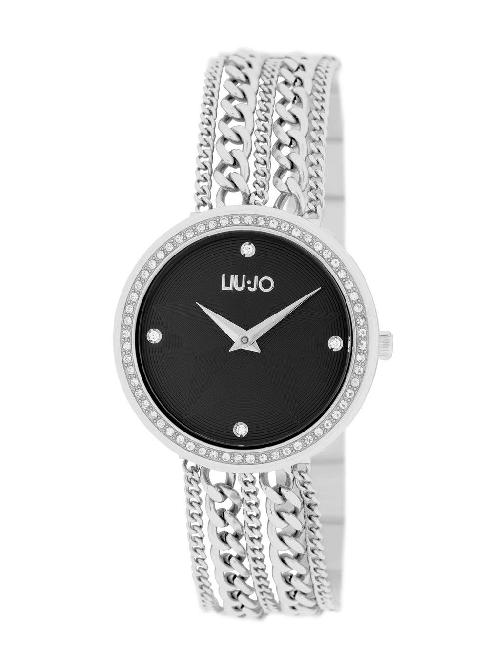 Liu Jo TLJ1831 Elegant Black Chain Watch for Women - Image 1