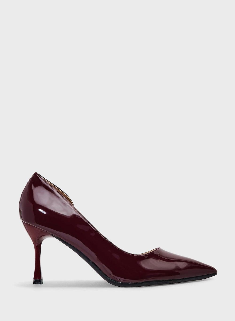 Elegant Red High Heeled Pump for Distinctive Evenings - Image 1