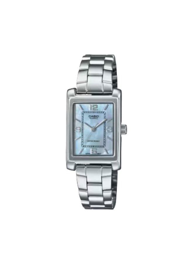 CASIO LTP-1234DS-2ADF Elegant Stainless Steel Women's Watch - Image 1