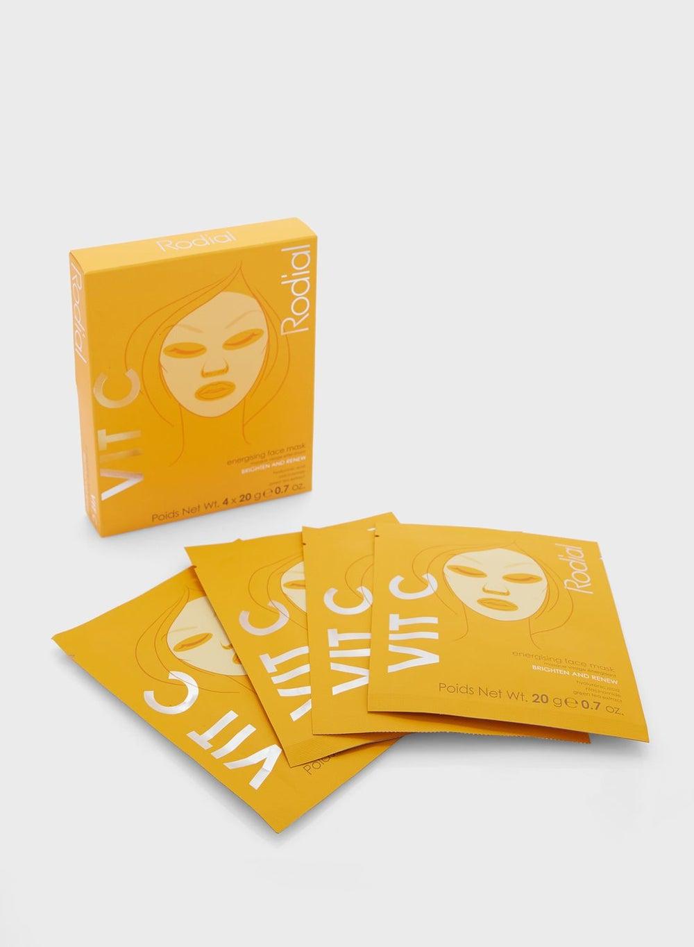 Radiant Skin Vit C Cellulose Mask X 4 - Bio-Cellulose Therapy - Image 1