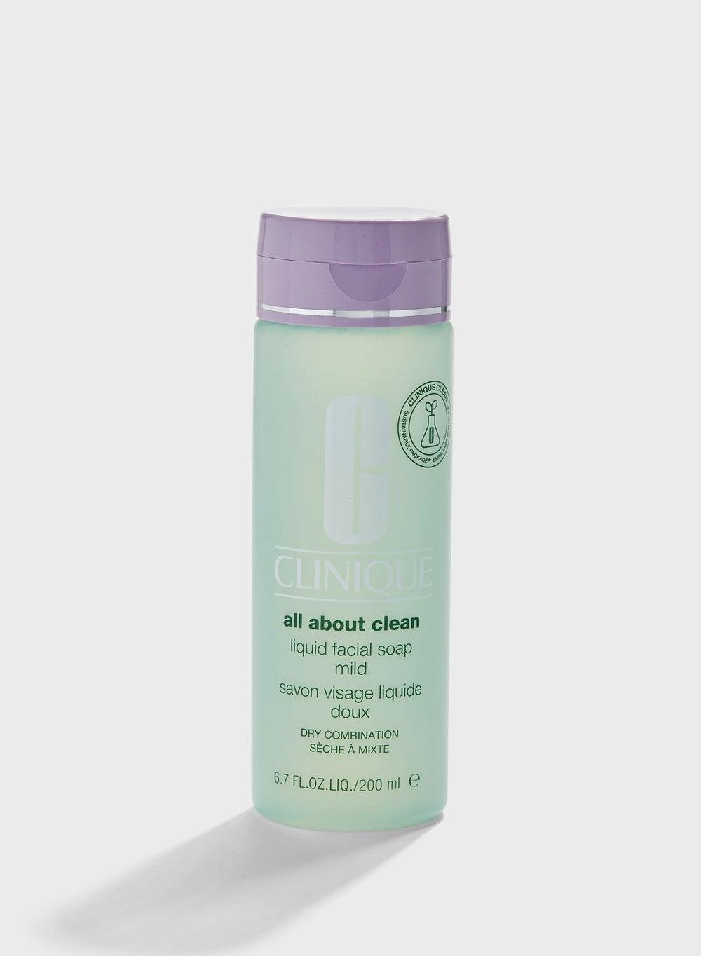 Clinique 6.7oz Mild Liquid Facial Soap for Gentle Cleansing - Image 1
