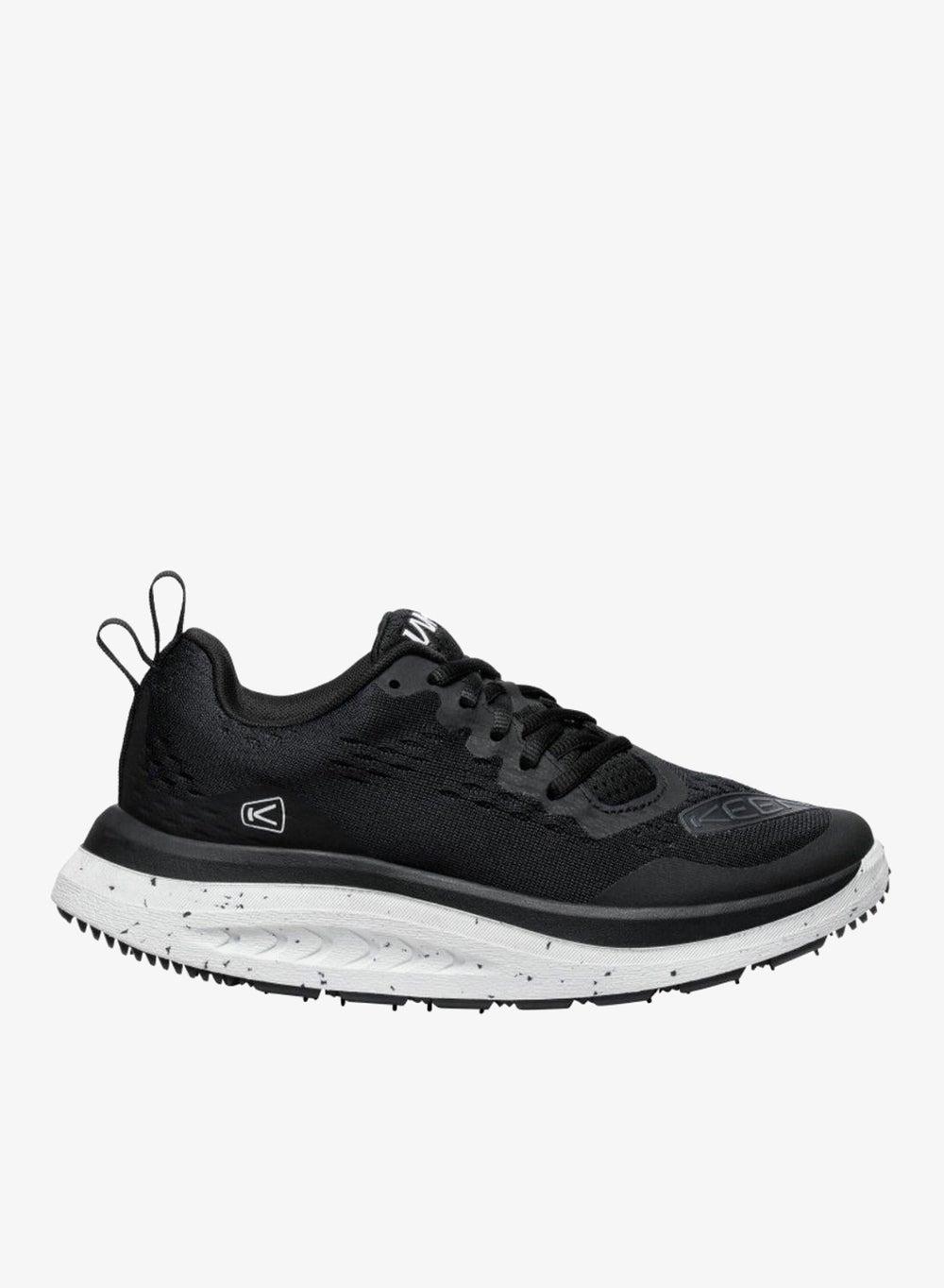 WK400 Women's Black/White Low Top Walking Shoes - Image 1