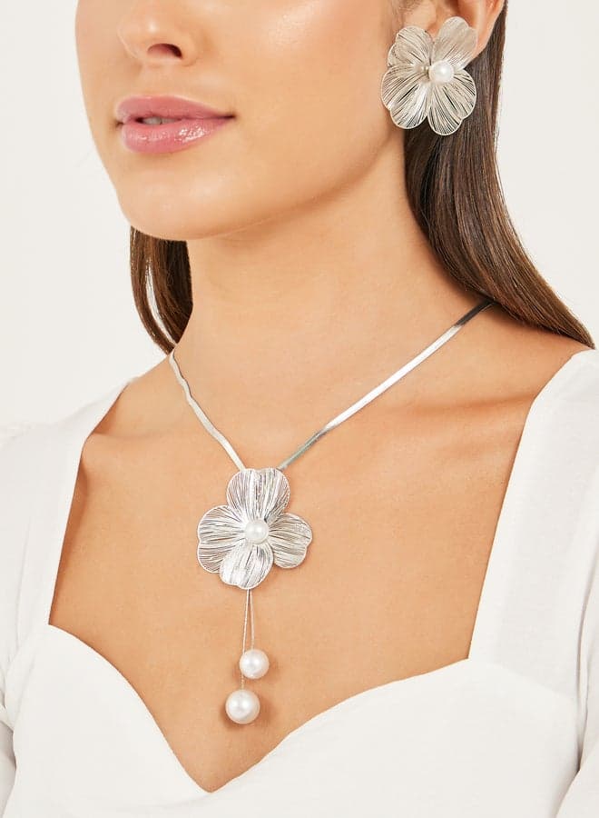 Styli Elegance Jewelry Set - Earrings & Necklace for Women - Image 1