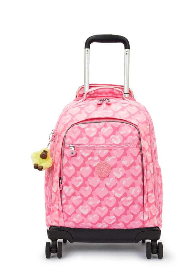 Kipling New Zea Adorable Hearts - Spacious Wheeled Backpack - Image 1
