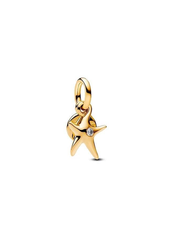 PANDORA Starfish Charm - Double Dangle with Gold Plating - Image 1