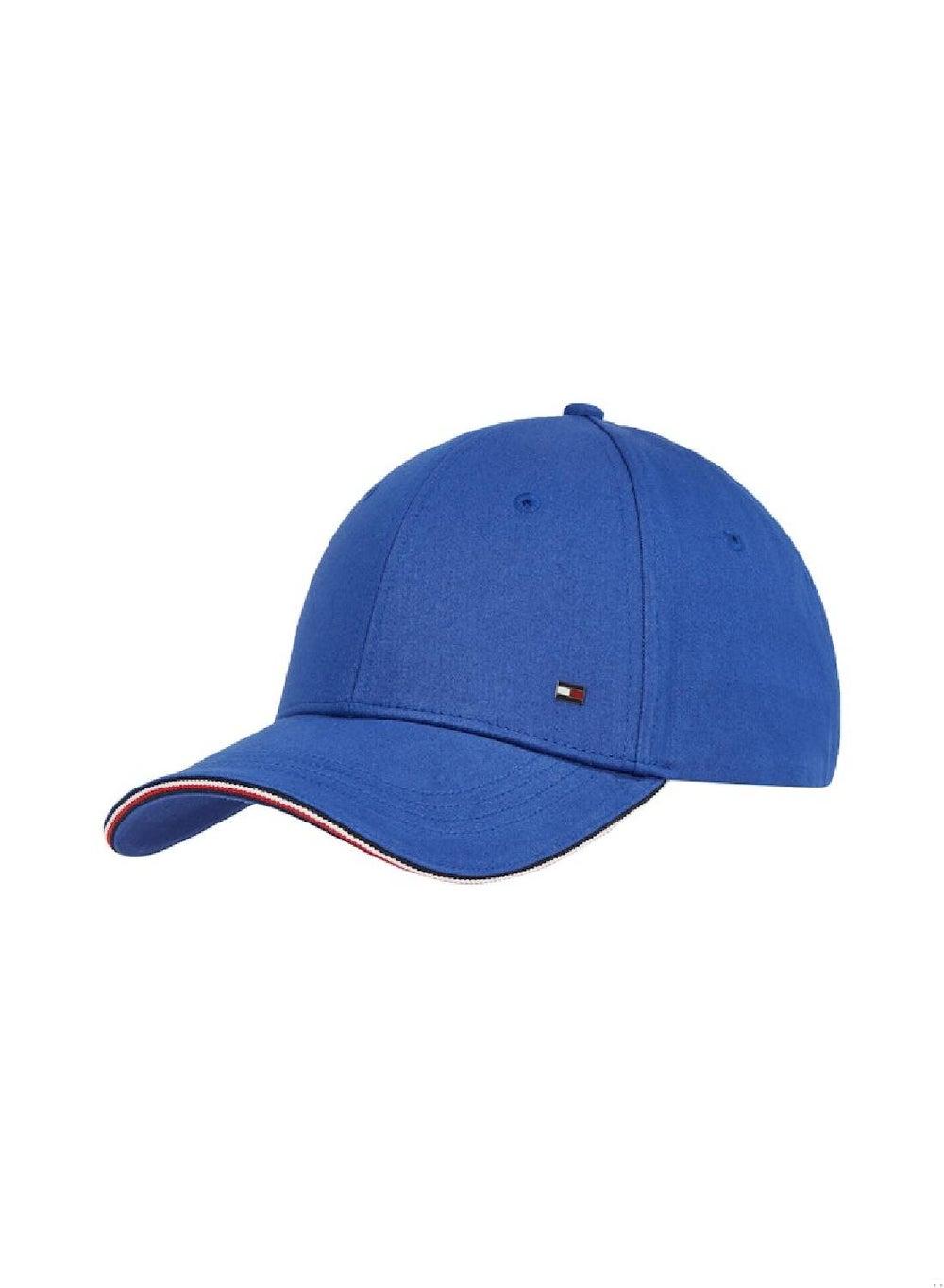 TOMMY HILFIGER Signature Blue Wedge Baseball Cap for Men - Image 1