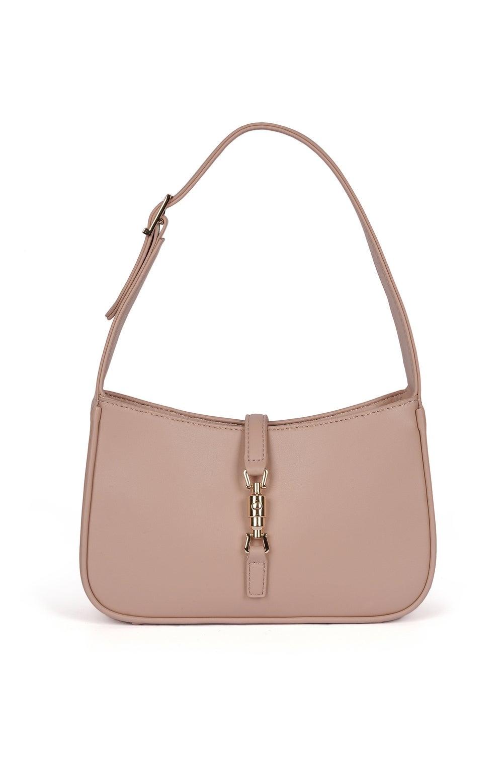 Cuple Elegance Long Strap Faux Leather Shoulder Bag - Image 1