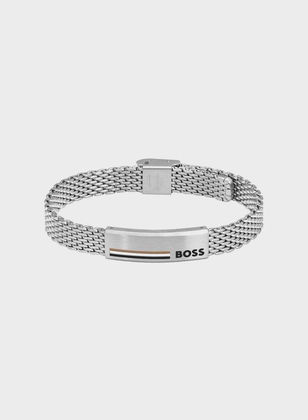 BOSS Alen Stainless Steel Men’s Bracelet - Image 1