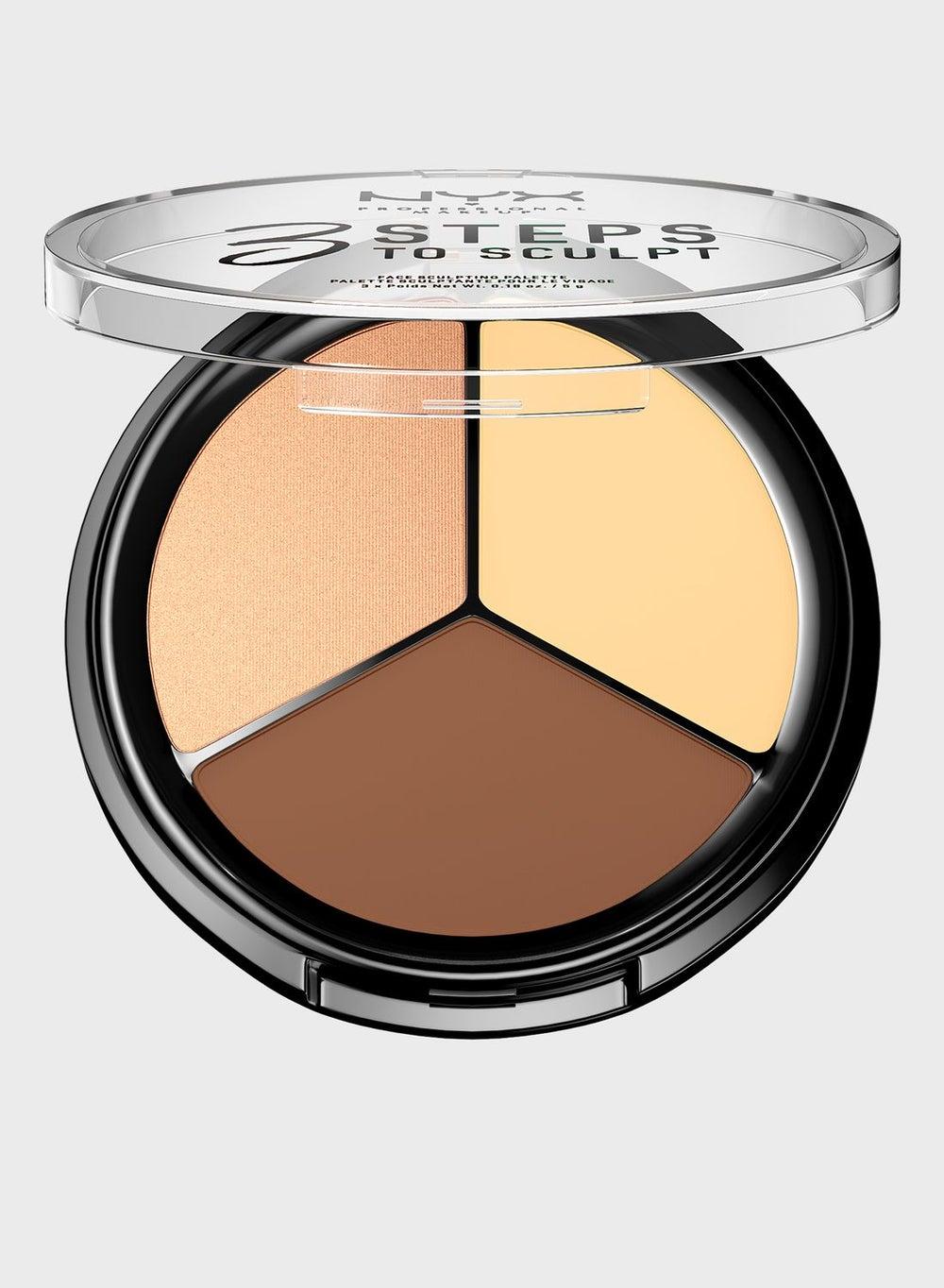 Light Glam Trio Sculpting Palette - Code: 3 Steps - Image 1