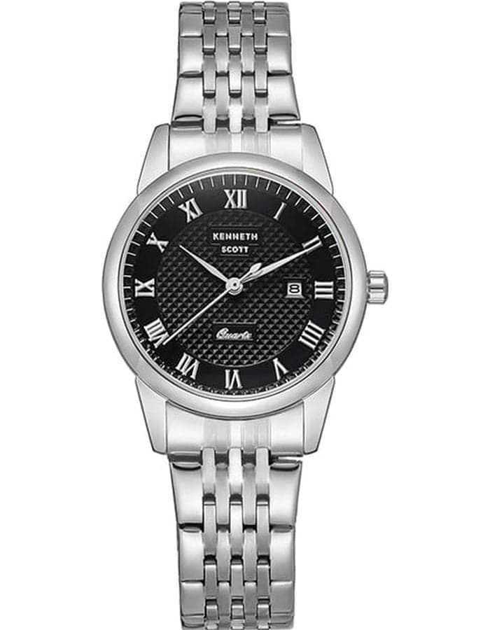 KENNETH SCOTT K23530-SBSB Elegant Silver Women's Watch - Image 1