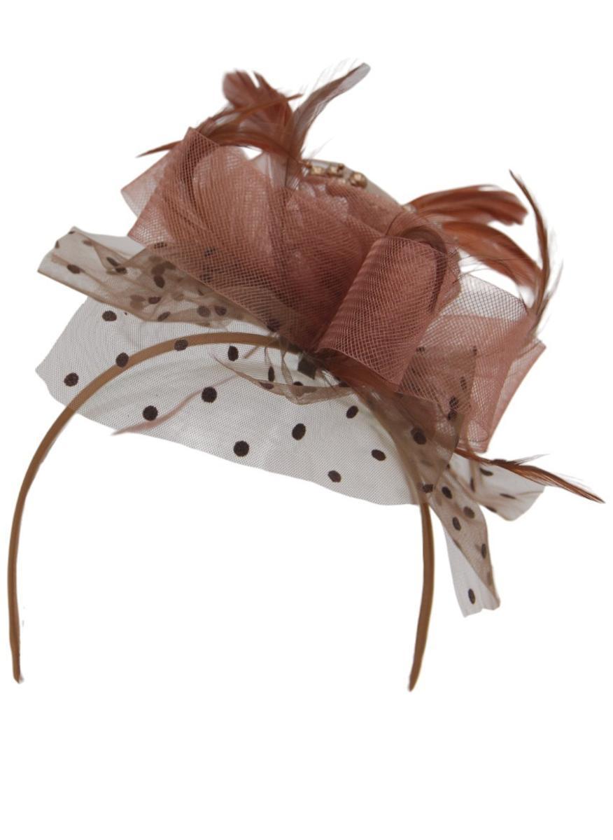 Daniela Monalisa Elegance Fascinator - Tea Party Headwear - Image 1