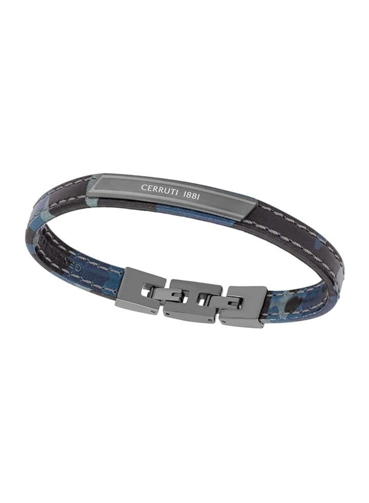 CERRUTI 1881 Men's Leather Bracelet: Style Meets Passion - Image 1