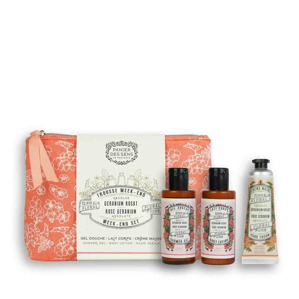 Geranium Rosat Elegance Travel Case - Image 1