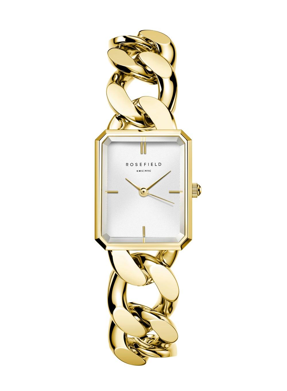 RoseField Octagon XS Studio White Gold Women's Watch - SWGSG-O55 - Image 1