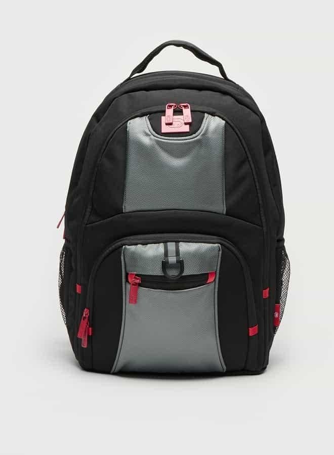 Ecko Unltd Panel Detail Men's Backpack with Zip Closure - Image 1