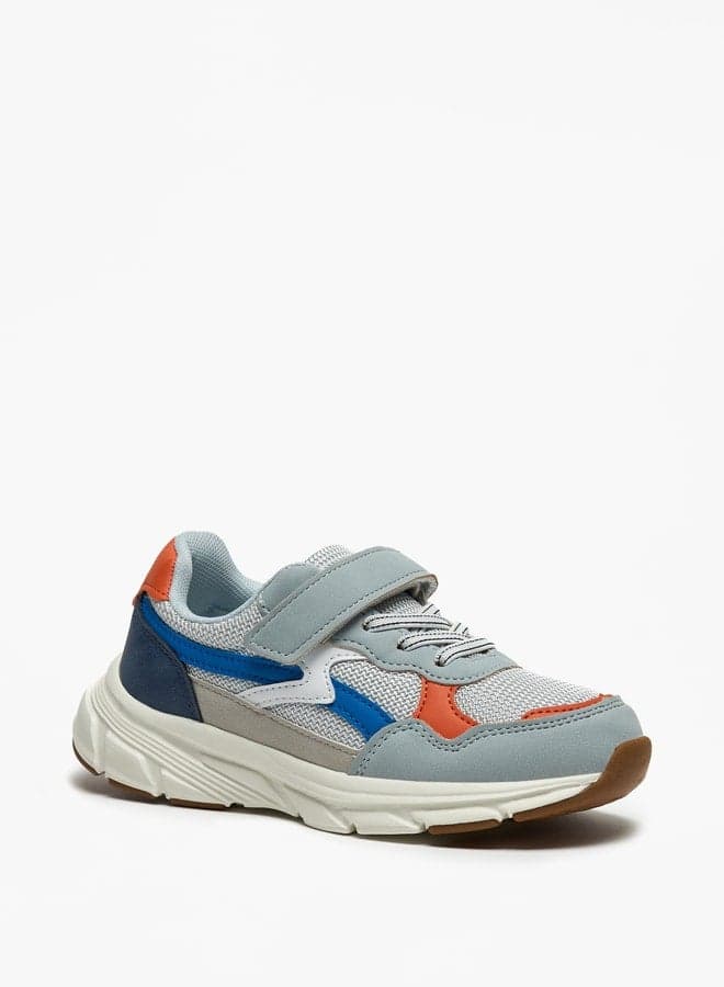 LBL Df24051Blue Panelled Sneakers for Kids - Image 1