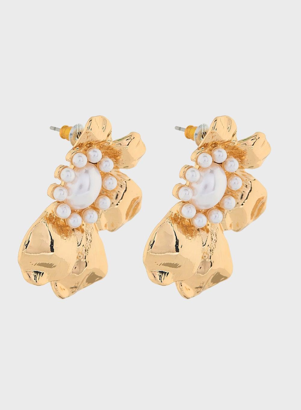 ELLA Floral Radiance Stud Earrings for Women - Image 1