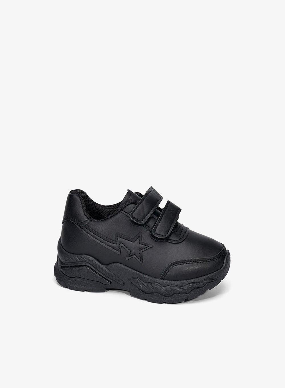 3280 Black Star Unisex School Sneakers for Active Kids - Image 1