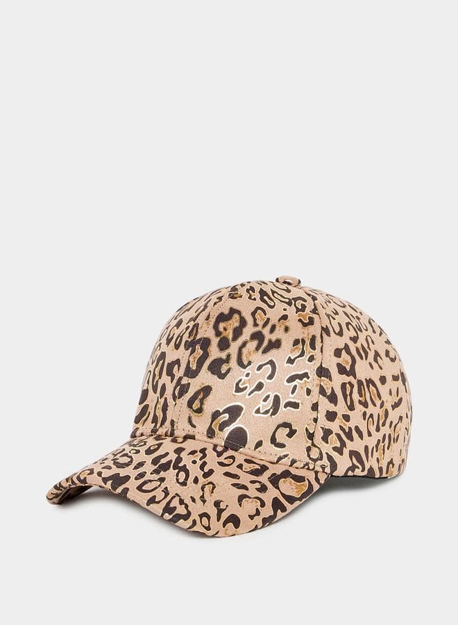 Styli Leopard Print Elegance Cap for Sophisticated Glamour - Image 1