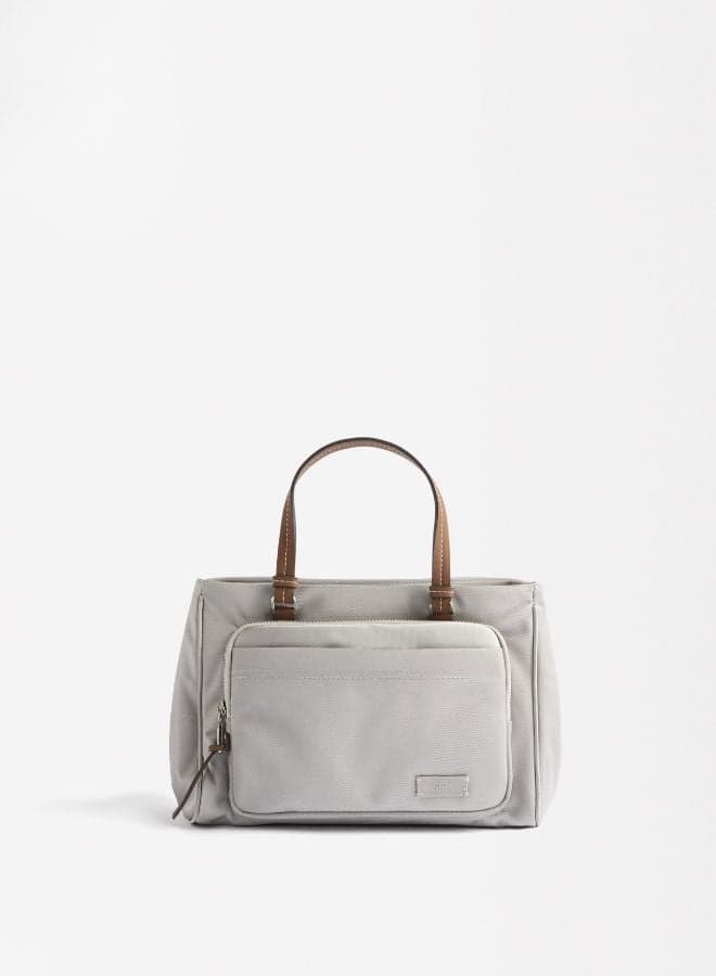 PARFOIS Elegant White Nylon Tote Bag for Stylish Women - Image 1