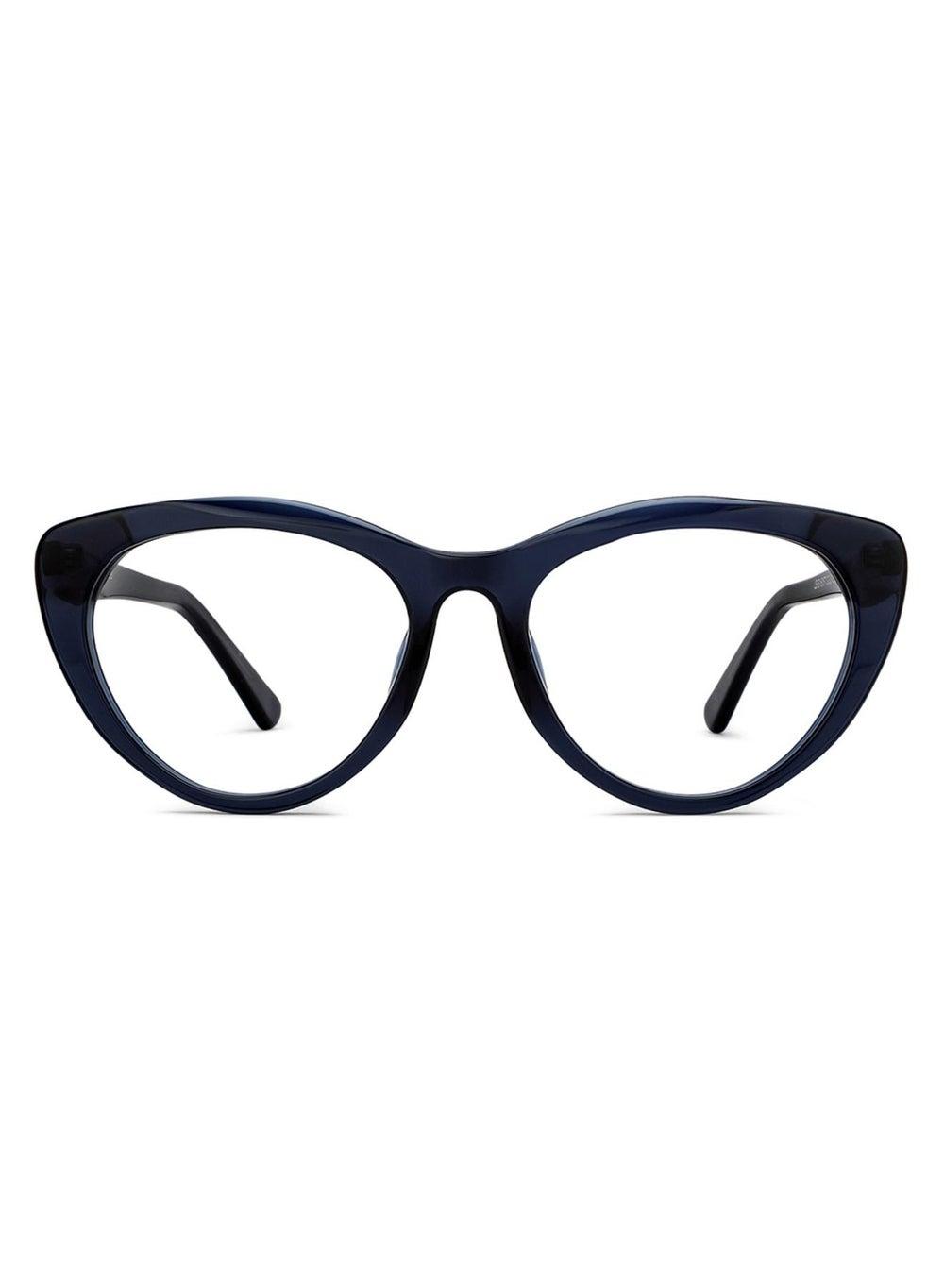Lenskart Blu LB E16057: Chic Blue Cut Glasses for Women - Image 1