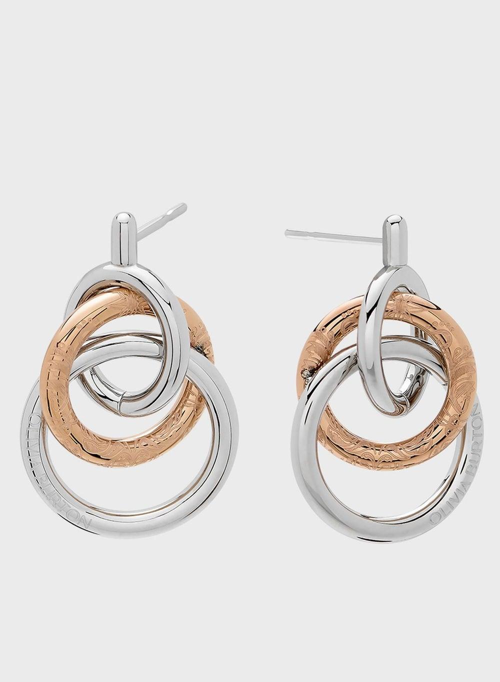 OLIVIA BURTON Elegant Stainless Stud Earrings for Women - Image 1