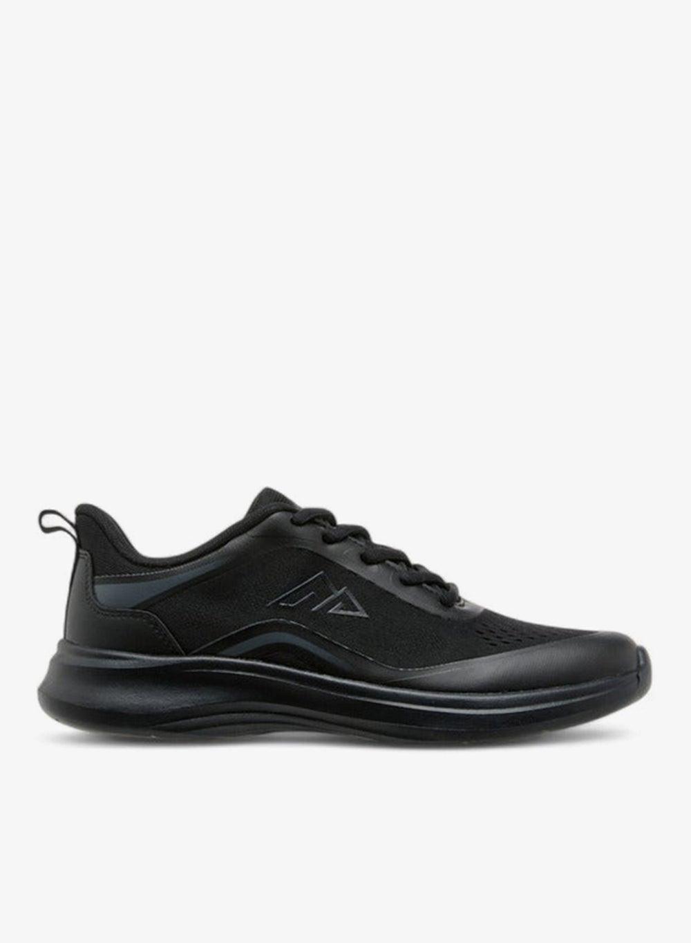 Jd240033Wblack Textured Low Top Sports Sneakers for Women - Image 1