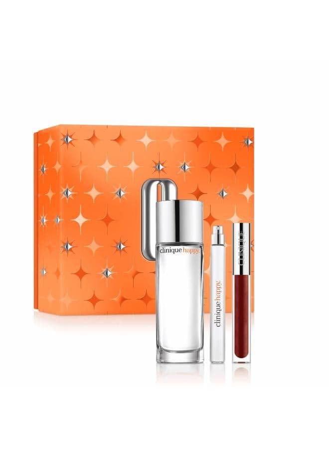Perfectly Happy: Citrus-Floral Perfume and Lip Gloss Set - Image 1