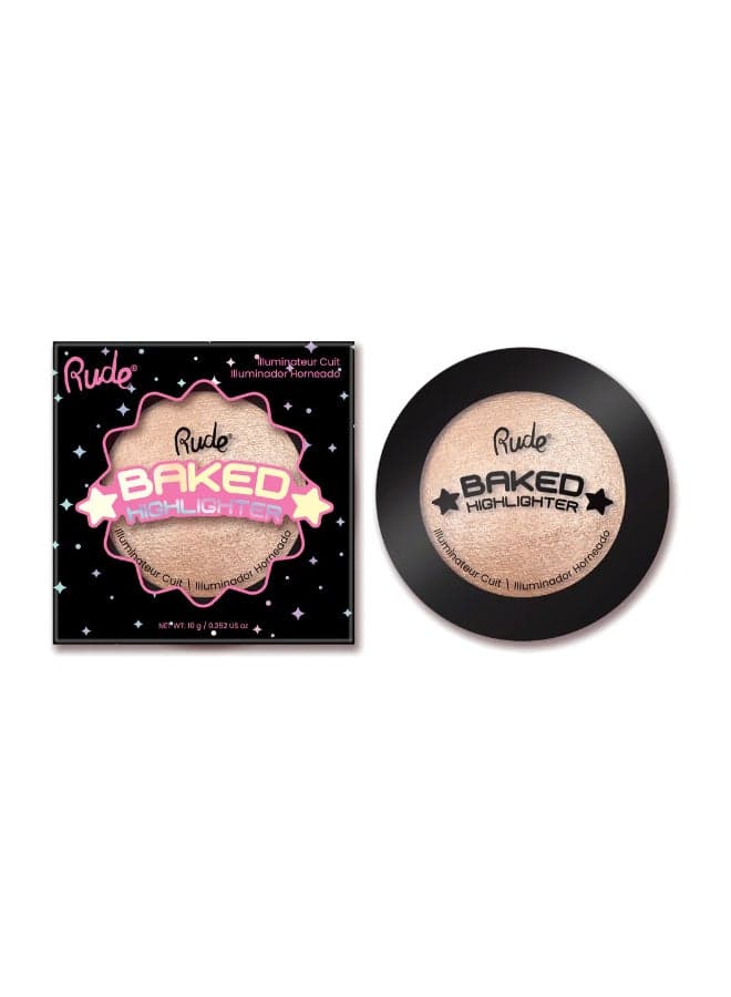 Champagne Sparks Baked Highlighter – Radiant Glow - Image 1