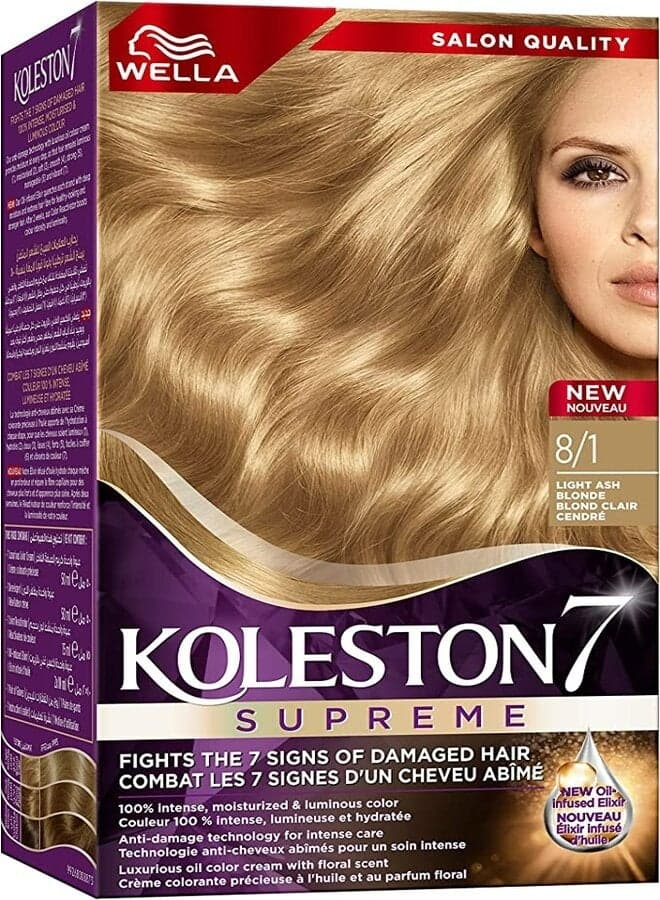 KOLESTON SUPREME 9/1 Special Light Ash Blonde Hair Color Kit - Image 1