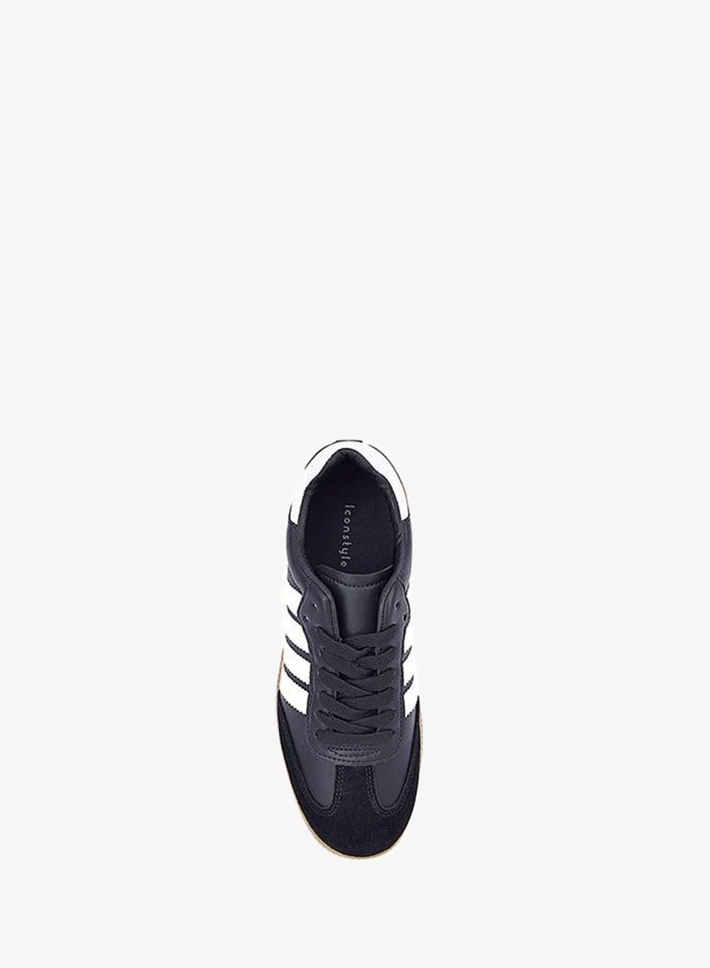 Chic Striped High-Top Sneakers for Women - Image 1