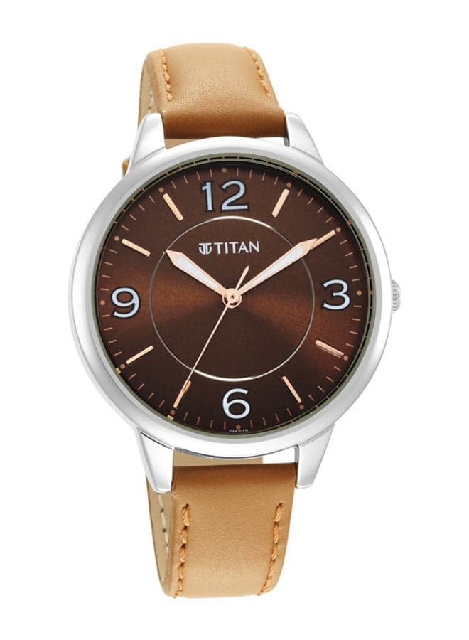 TITAN 2617SL03 Elegant Leather Women's Analog Watch - Image 1