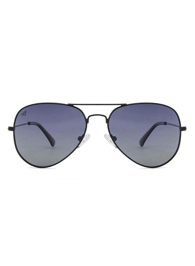 VINCENT CHASE VC 5158/P Vintage Aviator Sunglasses - Black - Image 1